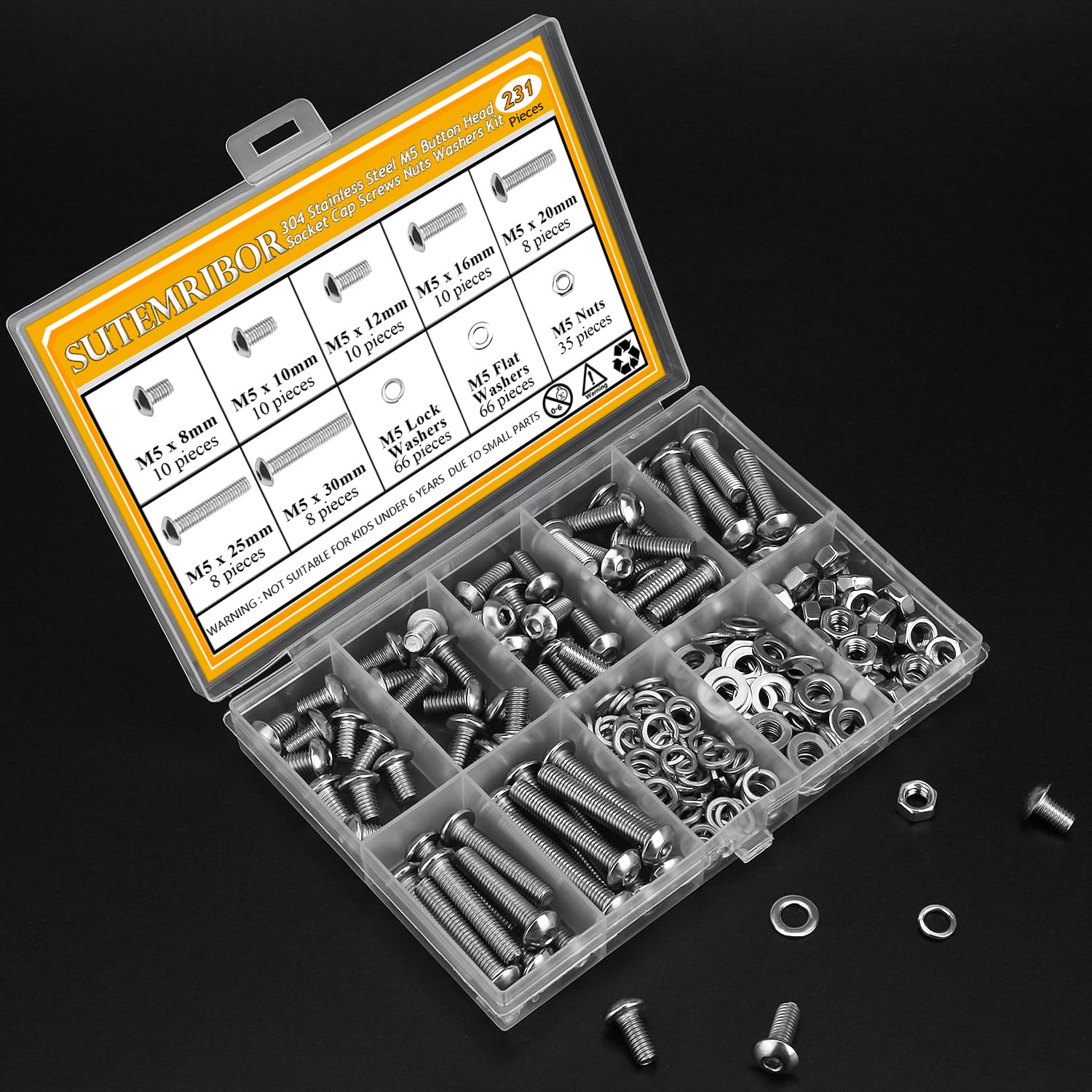 Thumbnail 6 de Sutemribor M5 Screw and Washer Set
