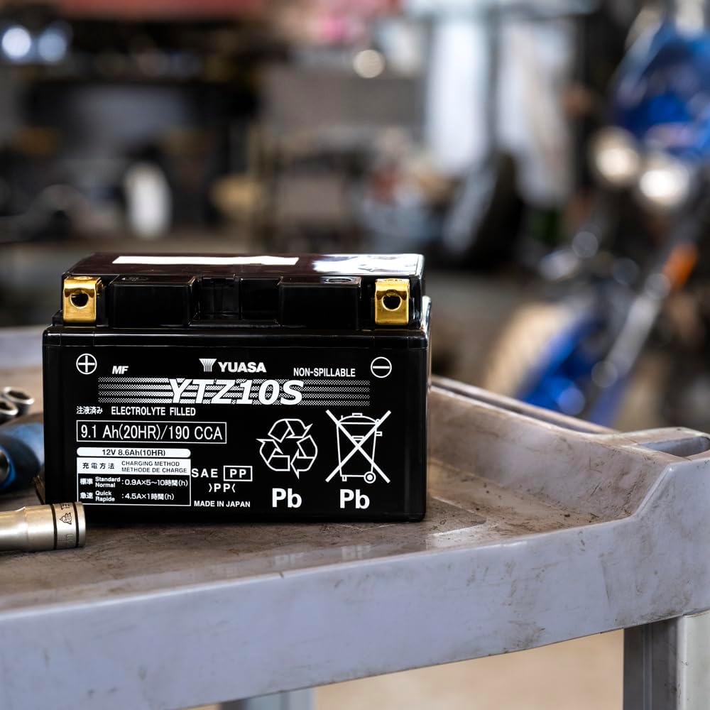 Thumbnail 4 de Yuasa YTZ10S 12V 190 CCA maintenance-free VRLA AGM motorbike battery