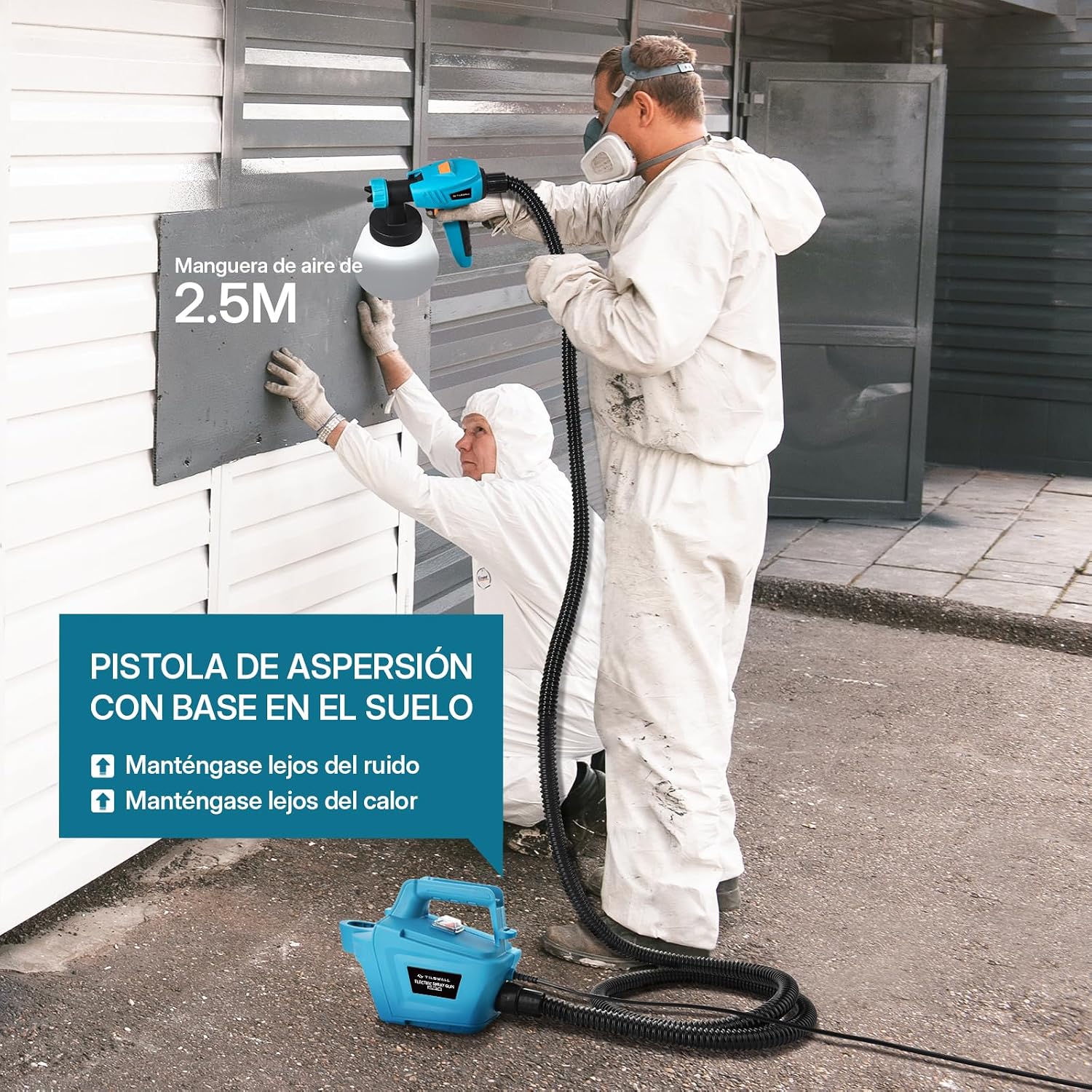 Detalle 2 de TILSWALL Pistola de Pintura 800W 1300 ml