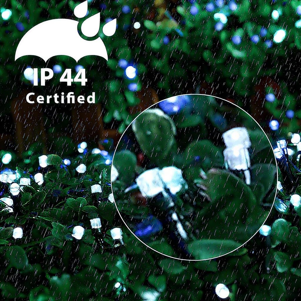 Thumbnail 2 de XmasBokeh Fairy Lights Plug in 30m 300 LED Cool White – A Practical Choice for Seasonal Decor