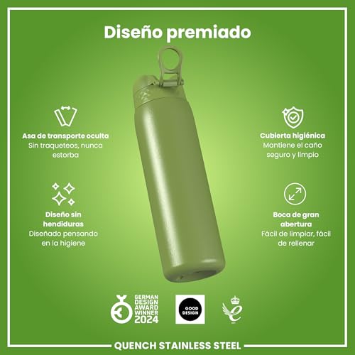 Thumbnail 5 de ION8 Botella Agua Inox 1 L verde caqui 🚰