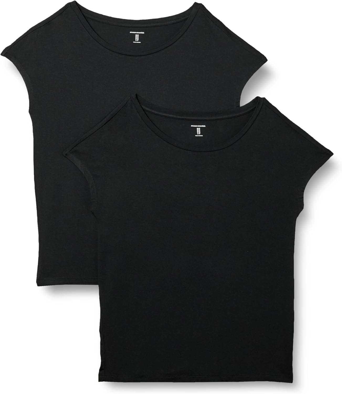 Detalle de Amazon Essentials Women's Jersey Regular-Fit Short-Sleeve Boat-Neck T-Shirt