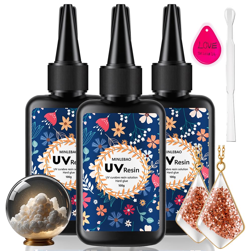 Detalle de Minlebao UV Resin Kit 300g