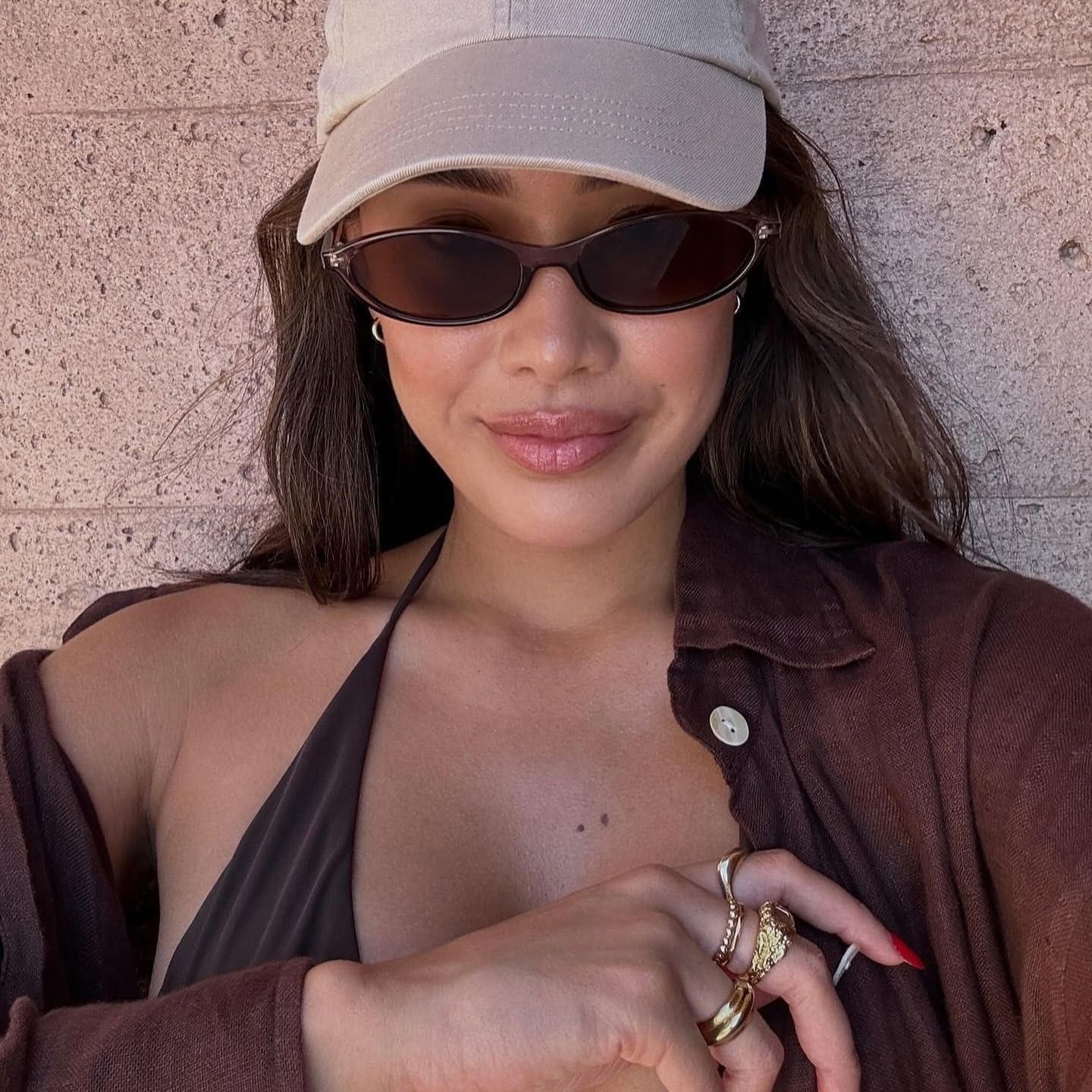 Thumbnail 4 de GUVIVI Retro Oval Cat Eye Sunglasses 🕶