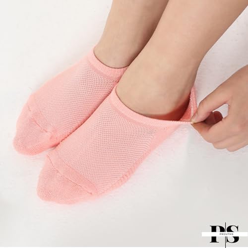 Thumbnail 4 de PS PROUTHS 12 Pares Calcetines Tobilleros Hombre Mujer de Algodón Transpirable – Antideslizantes, Ajuste Anticaída y Comodidad Diaria
