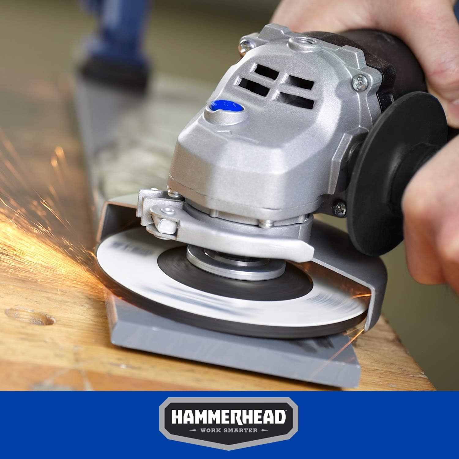 Thumbnail 4 de Hammerhead HAAG060 6-Amp 4.5-Inch Angle Grinder with 3-Piece Abrasive Wheel