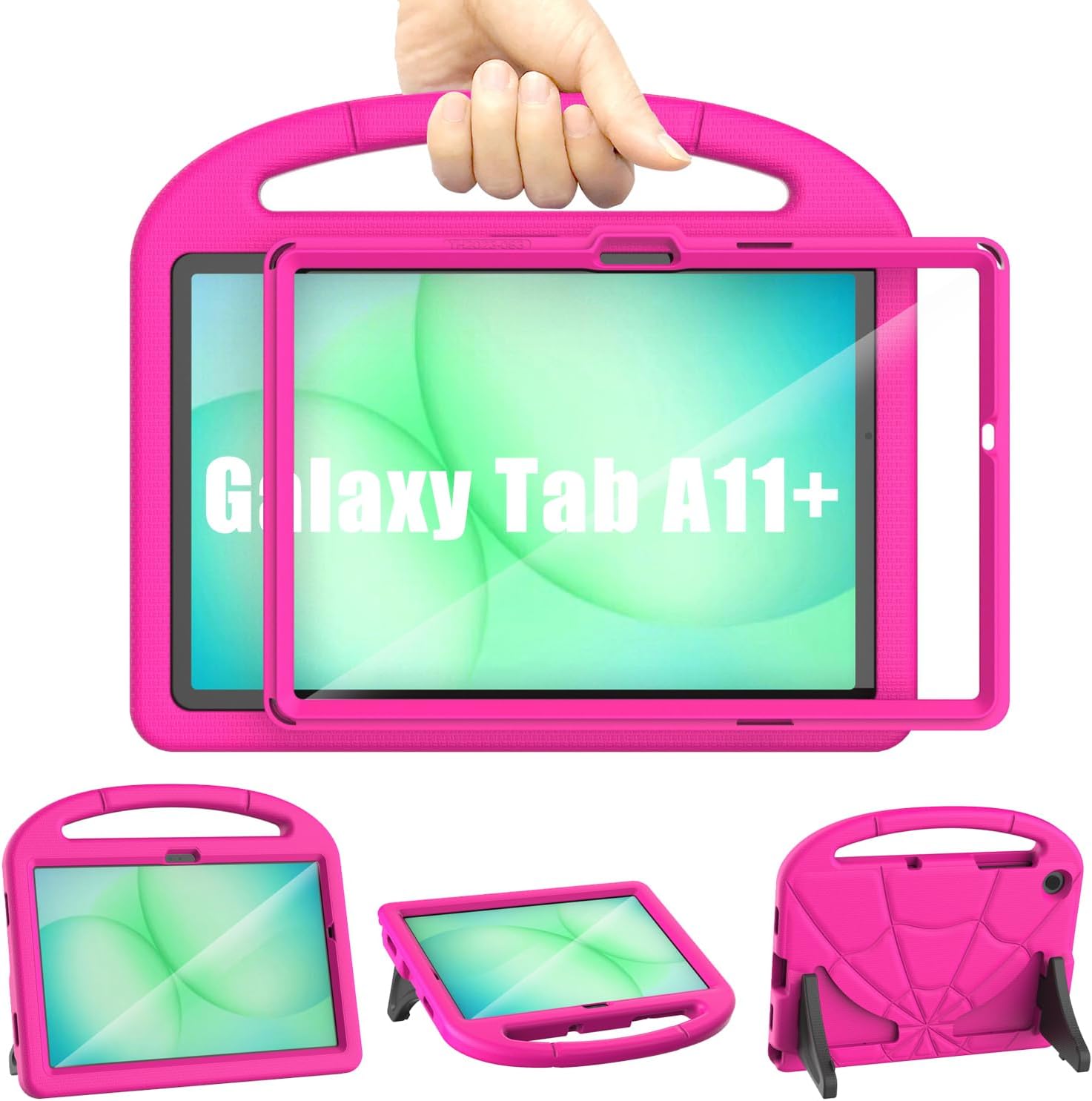 Detalle de Mansiruyi Kids Case for Samsung Galaxy Tab A11+ Plus 11in (2025) Pink