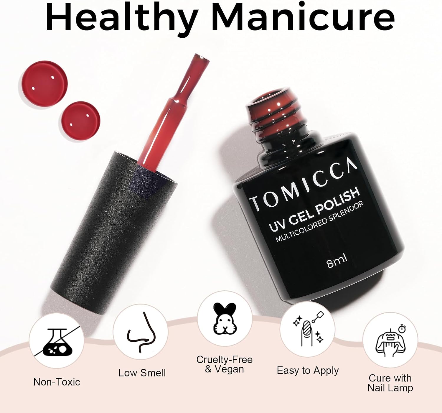 Thumbnail 4 de TOMICCA Vernis Semi Permanent Kit 8 ml 💅