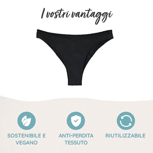 Thumbnail 6 de MYLILY Bikini Donna mestruale V-Shape: slip da bagno riutilizzabile per l’estate