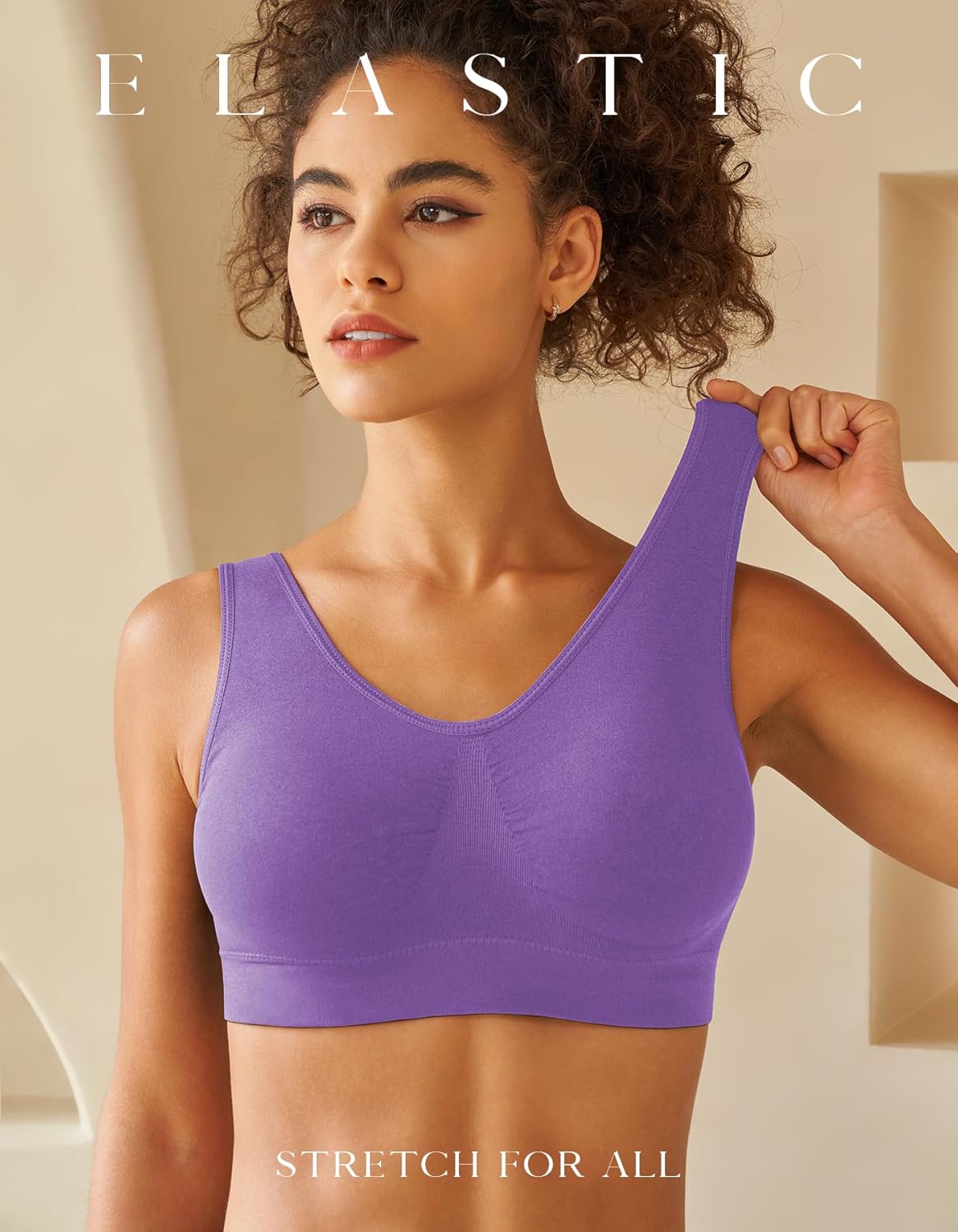 Detalle de SIMIYA Super Comfort Bra: A practical choice for everyday workouts and relaxed wear
