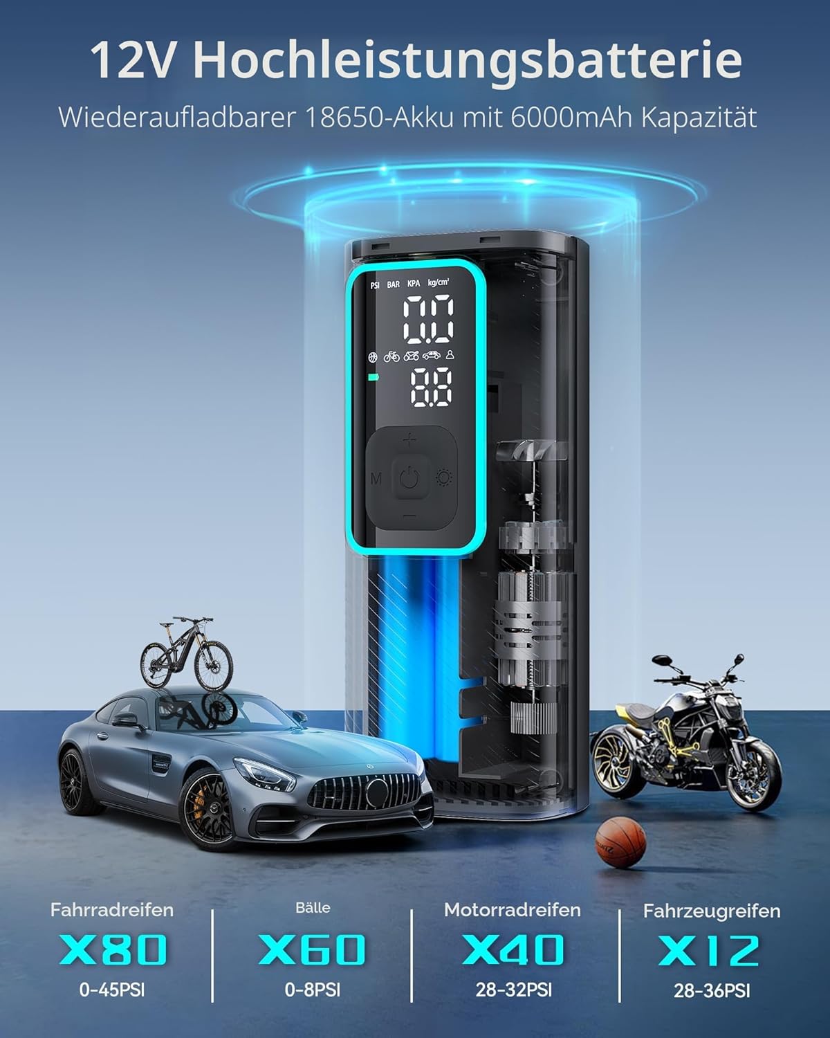 Detalle 1 de Elektrische Luftpumpe 10,3 Bar