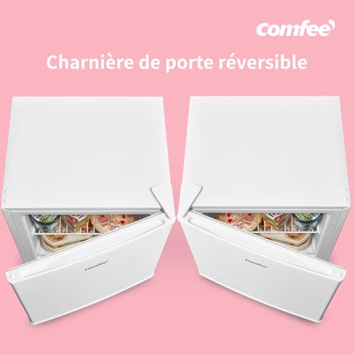 Detalle de COMFEE' 31L Mini Congélateur - Température réglable de -24°C à -18°C, blanc