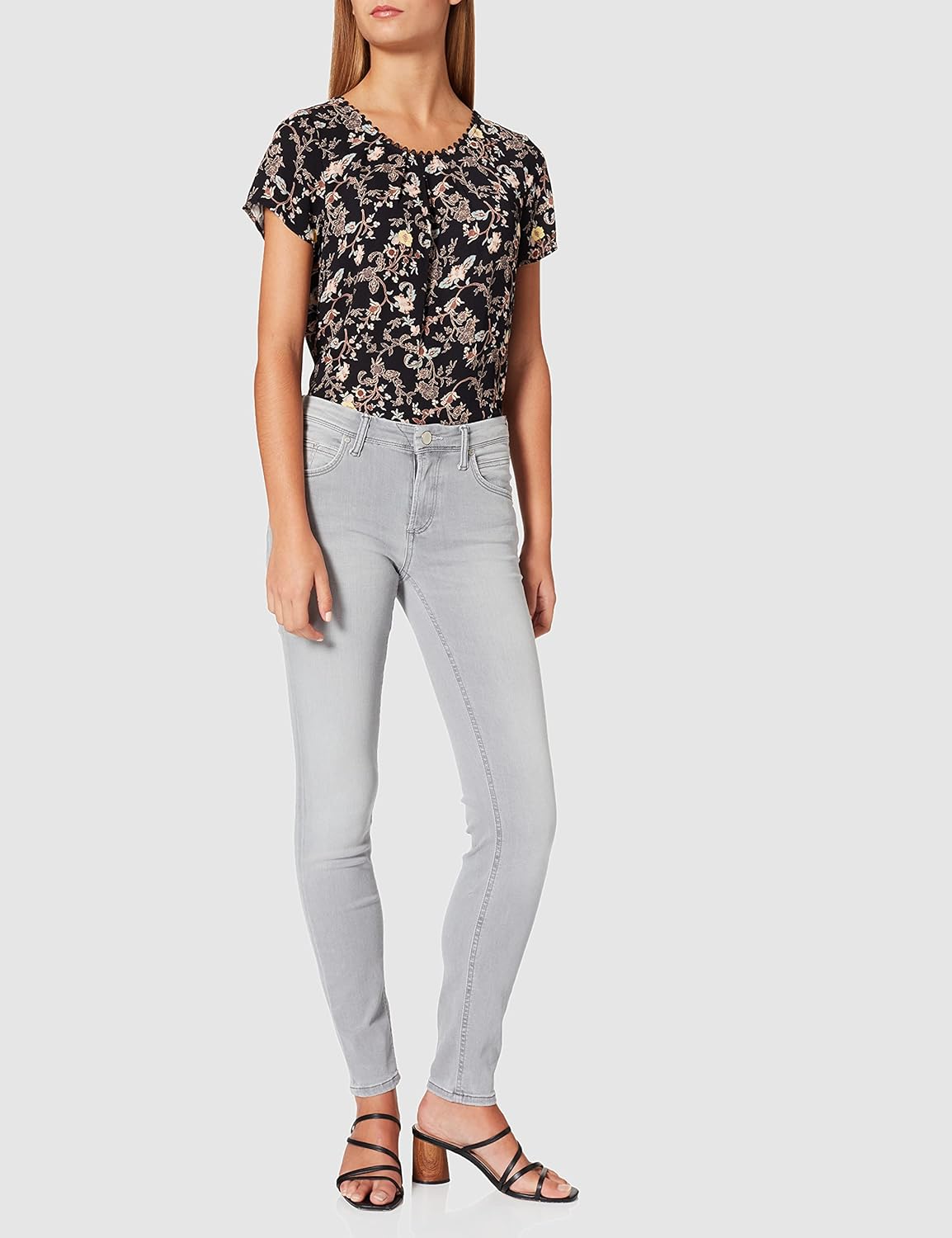 Thumbnail 1 de Marc O’Polo Denim jean slim fit femme en coton biologique avec élasthanne, Light Grey Multi 05, W29/L30