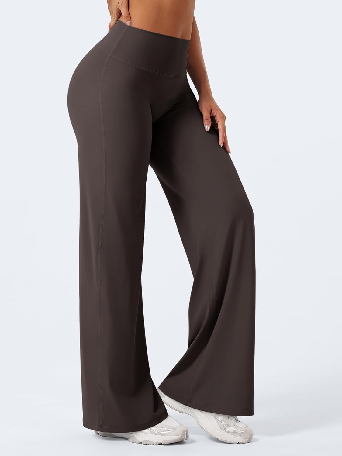 Thumbnail 2 de YEOREO Seamless Yoga Trousers for Women – Straight-Leg & High-Waist Flared Leggings