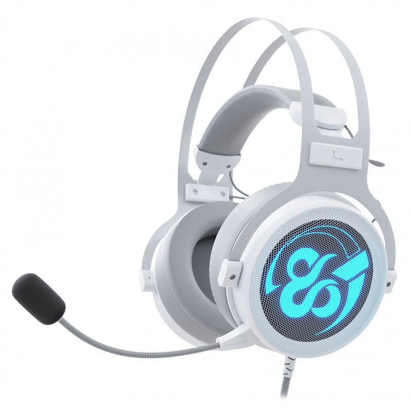Thumbnail 2 de Newskill Kimera V2 Ivory: Auriculares Gaming 7.1 RGB Blanco