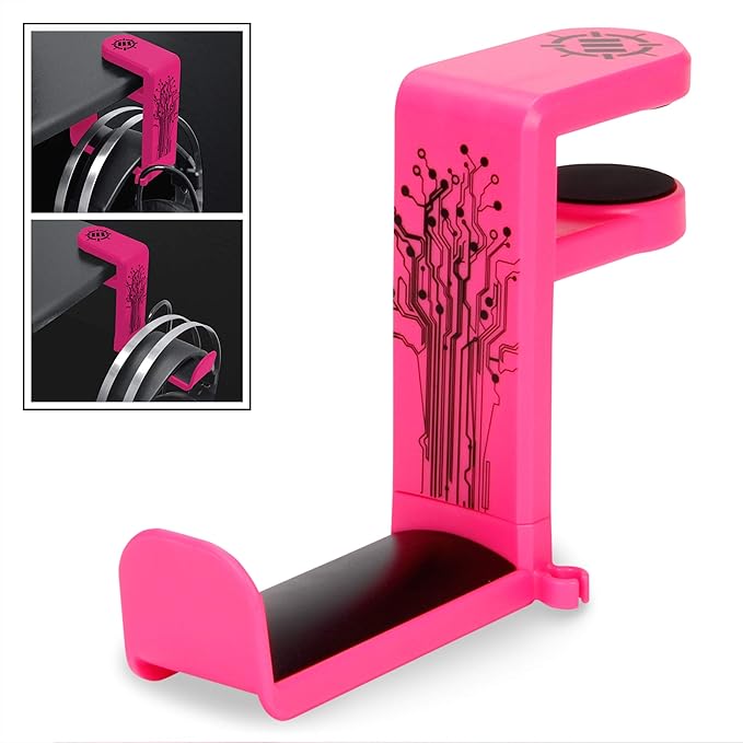 ENHANCE PC Soporte Auriculares Gaming con Rotación 360°