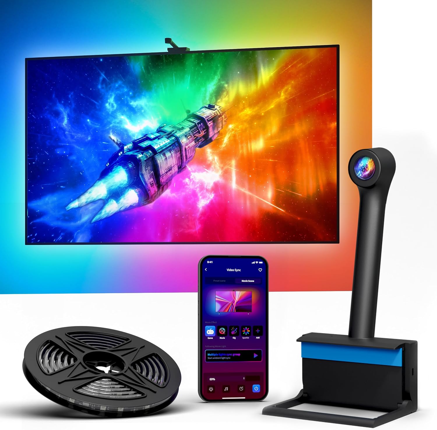 Ailofy TV Backlight for 55–65-Inch TVs