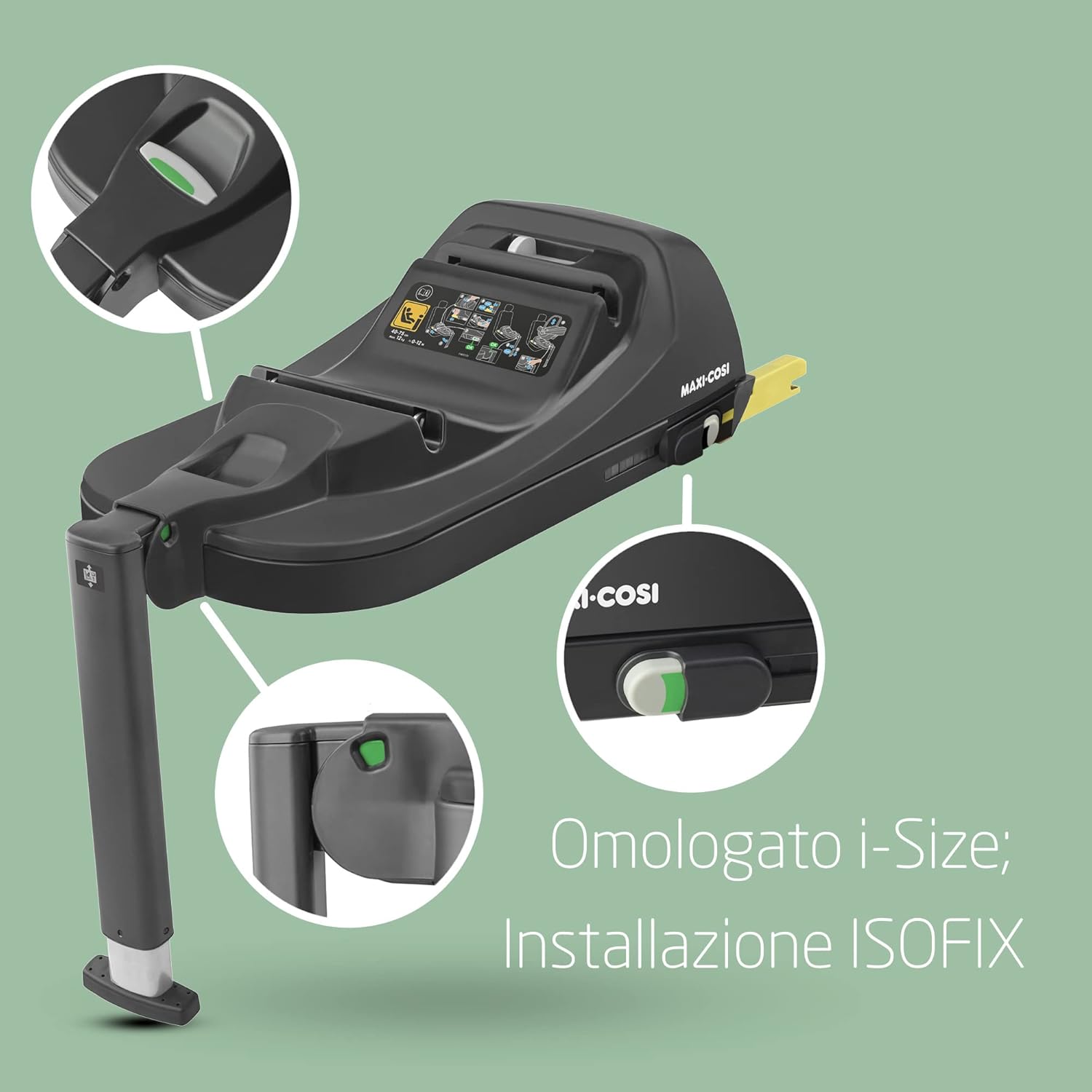 Thumbnail 3 de Base Maxi-Cosi CabrioFix i-Size: base ISOFIX per seggiolino neonati (40–75 cm)