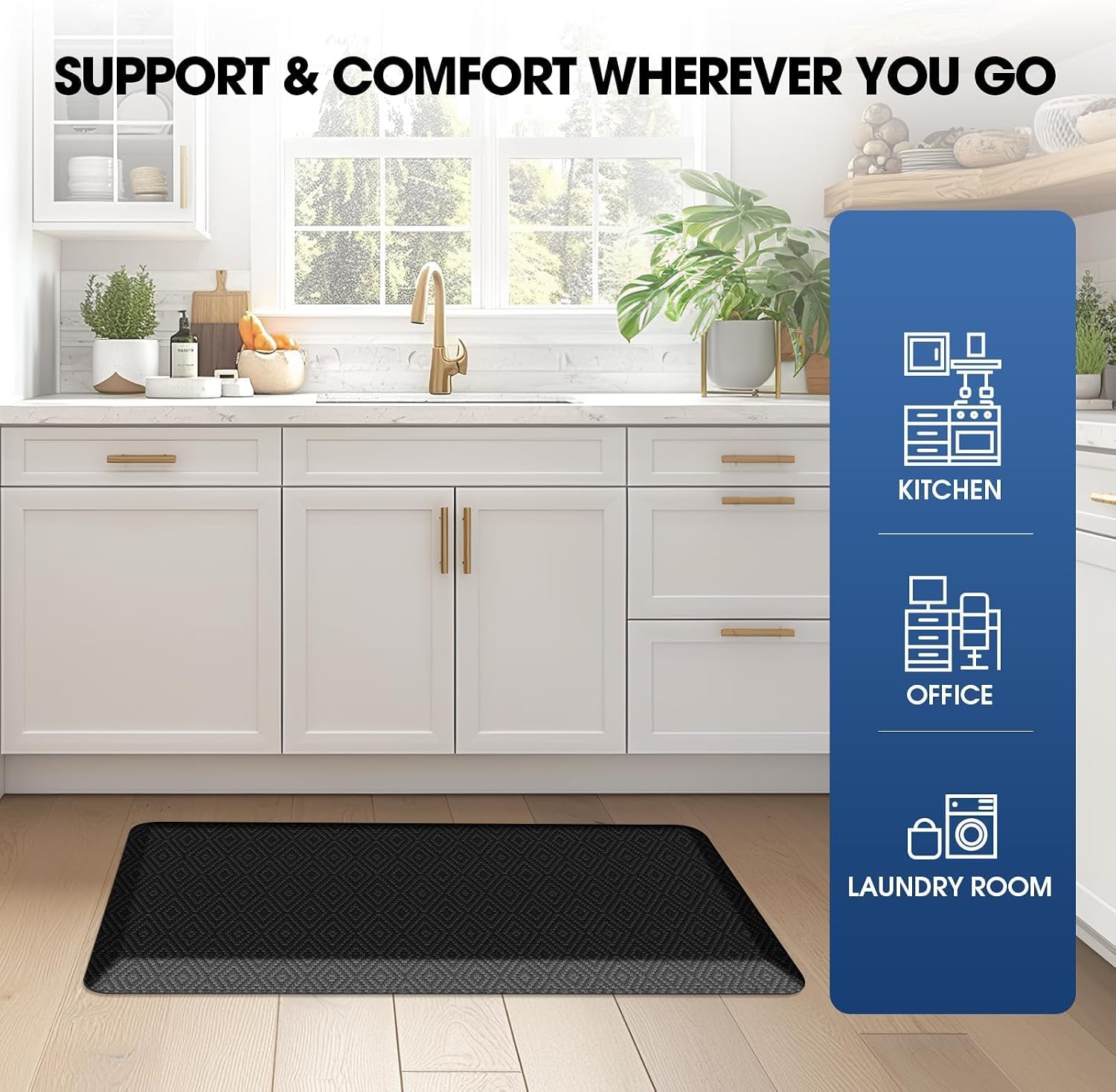 Thumbnail 6 de Mattitude Anti-Fatigue Kitchen Mat 17" x 28