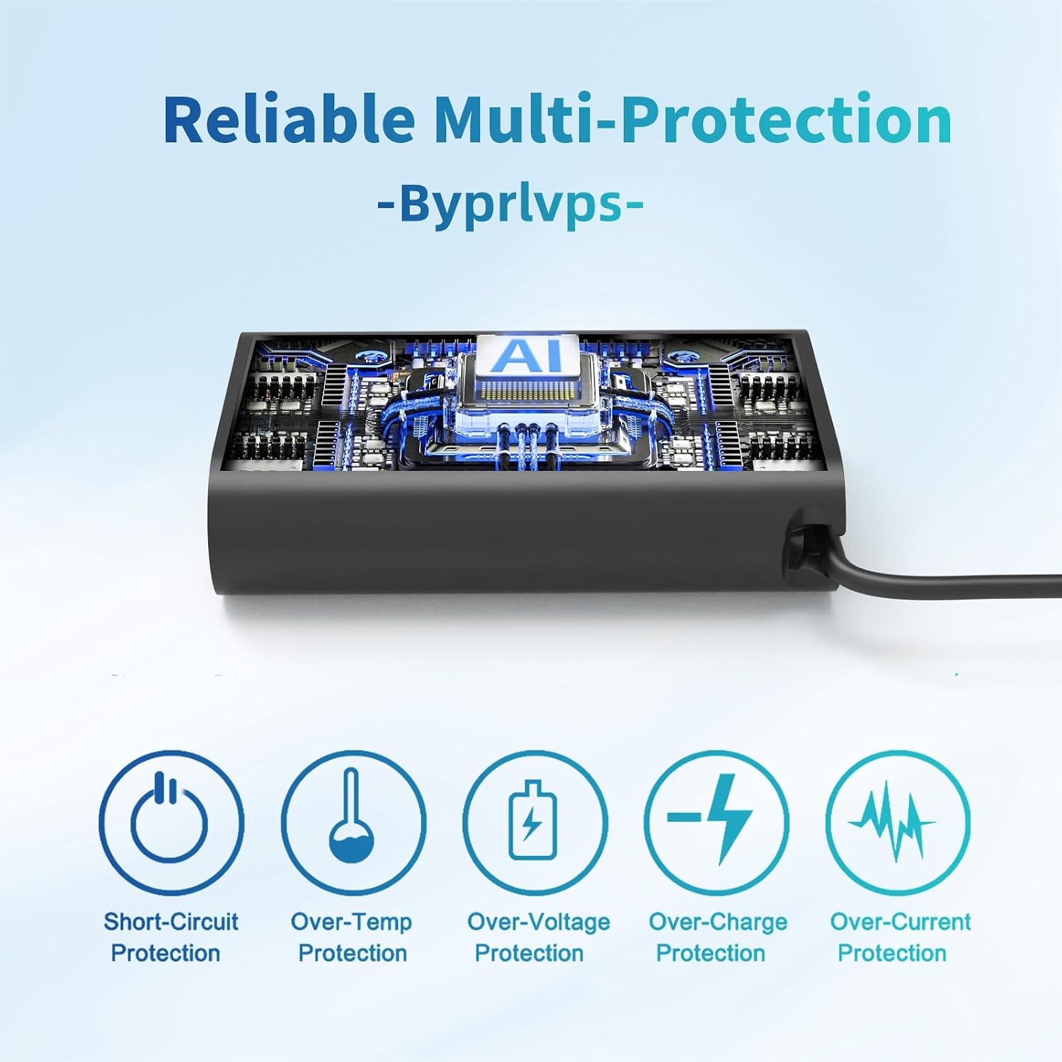 Detalle 2 de Byprlvps 65W 7.4mm x 5.0mm Laptop Charger for Dell Latitude and More