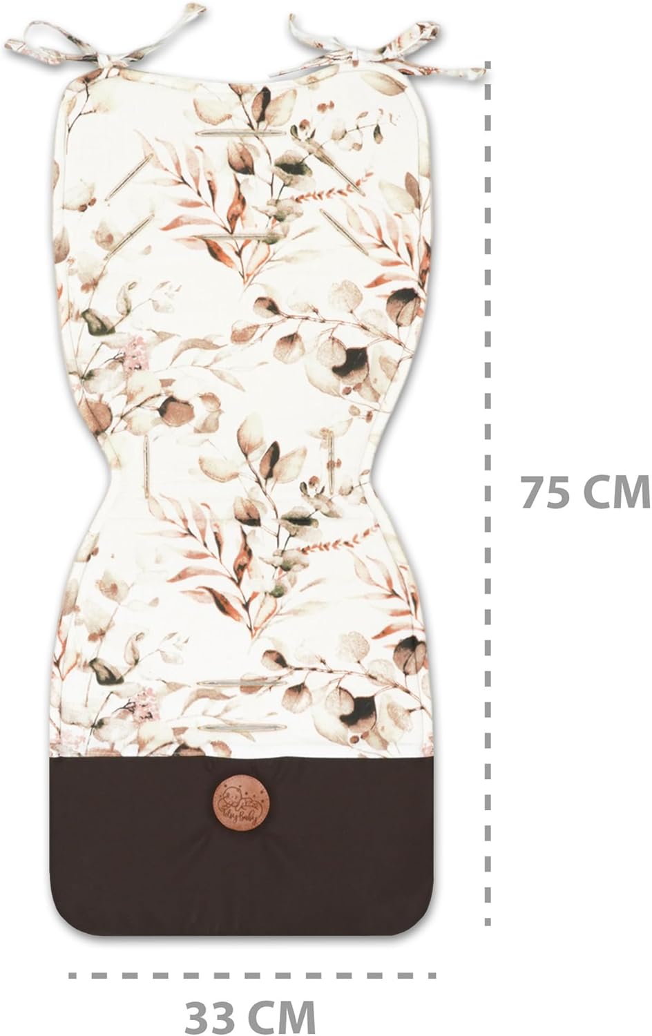 Thumbnail 2 de Totsy Baby Coussin poussette universelle avec assise rembourrée et découpes ceintures