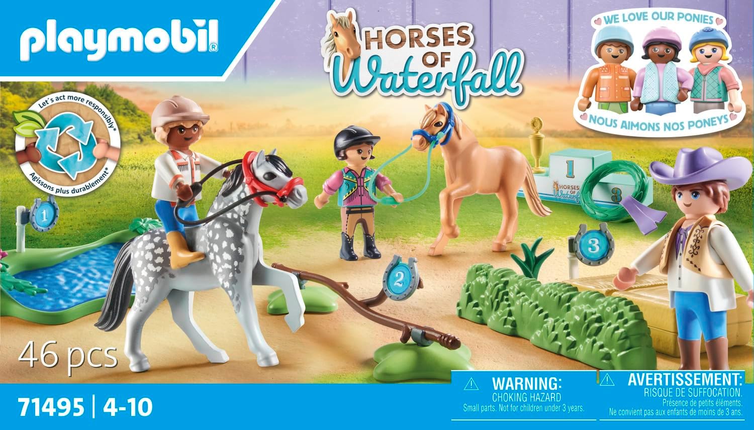 Detalle de PLAYMOBIL Pony Tournament Playset