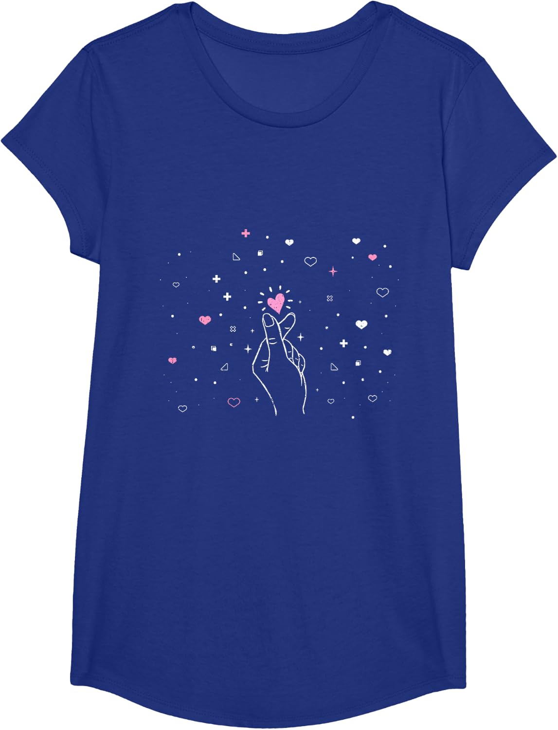 Detalle de T-shirt K-Pop « Corée du Sud » style kawaii (musique asiatique) pour homme, femme et enfants