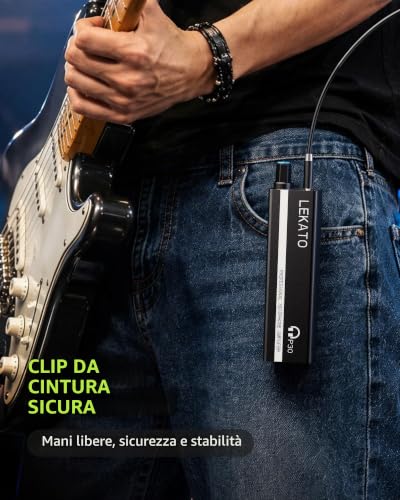 Detalle de LEKATO In Ear Monitor Amplificatore P30: Selettore Stereo/Mono