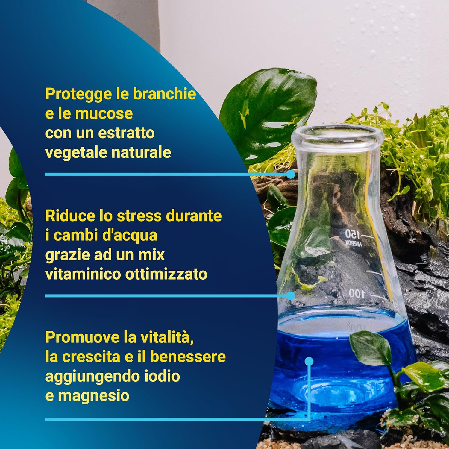Detalle de Tetra AquaSafe 500 ml: protezione rapida dell’acqua del rubinetto per pesci