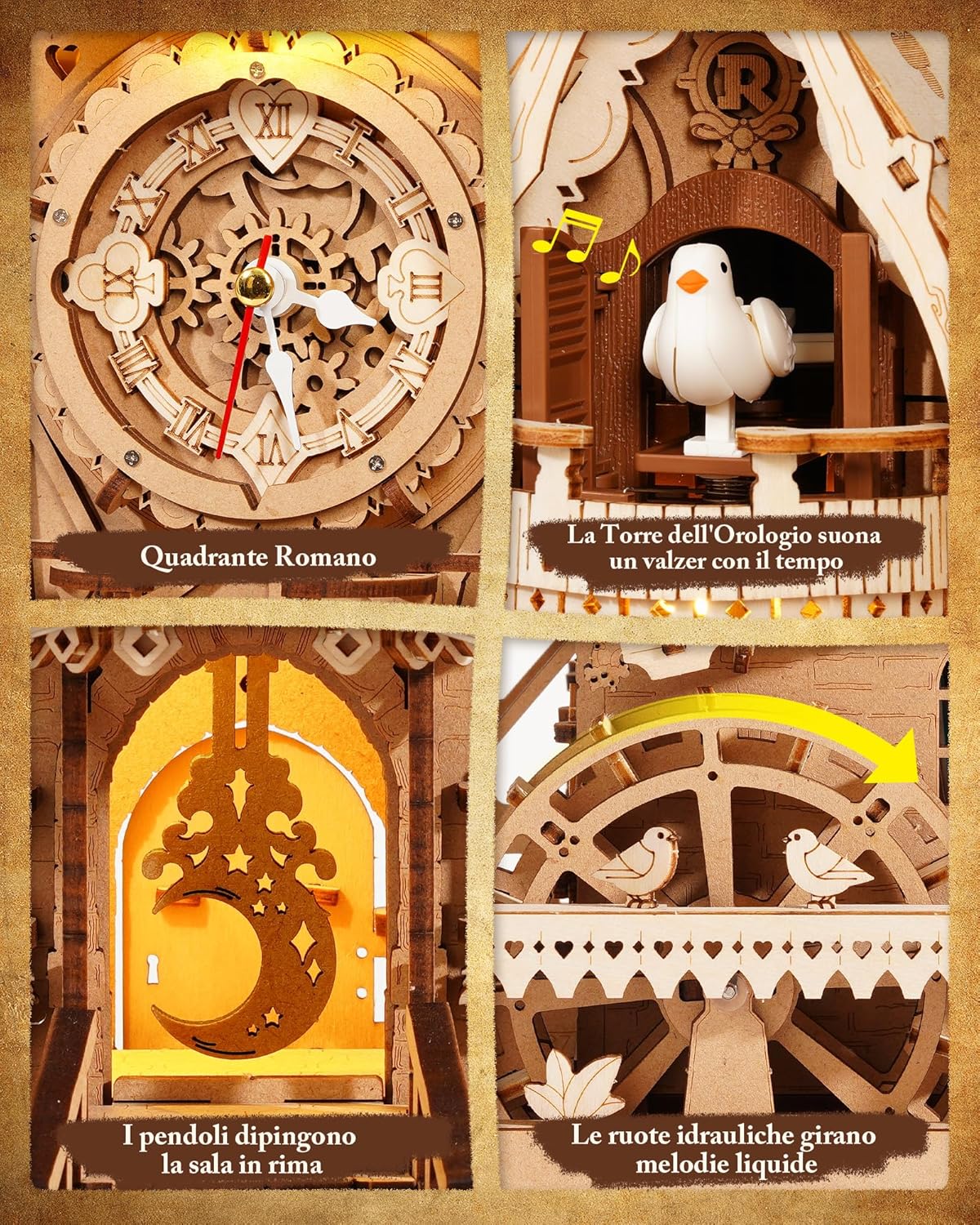 Thumbnail 4 de ROKR Puzzle 3D legno cucù LC901