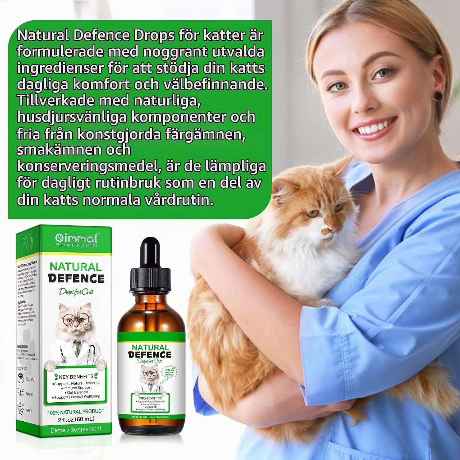 Thumbnail 4 de Bieyoc kattprodukt, 60 ml med smak av rostad kyckling