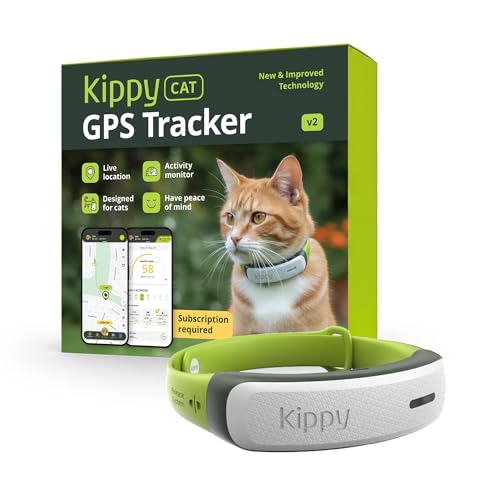 Detalle de Kippy Cat V2 — Collare GPS per gatti con localizzatore, salute e attività