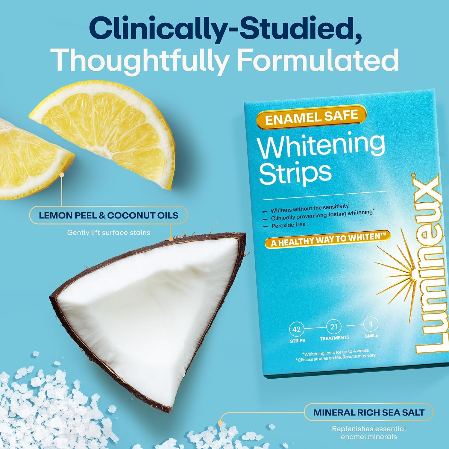 Detalle 1 de Lumineux Teeth Whitening Strips 21 Treatments 😁