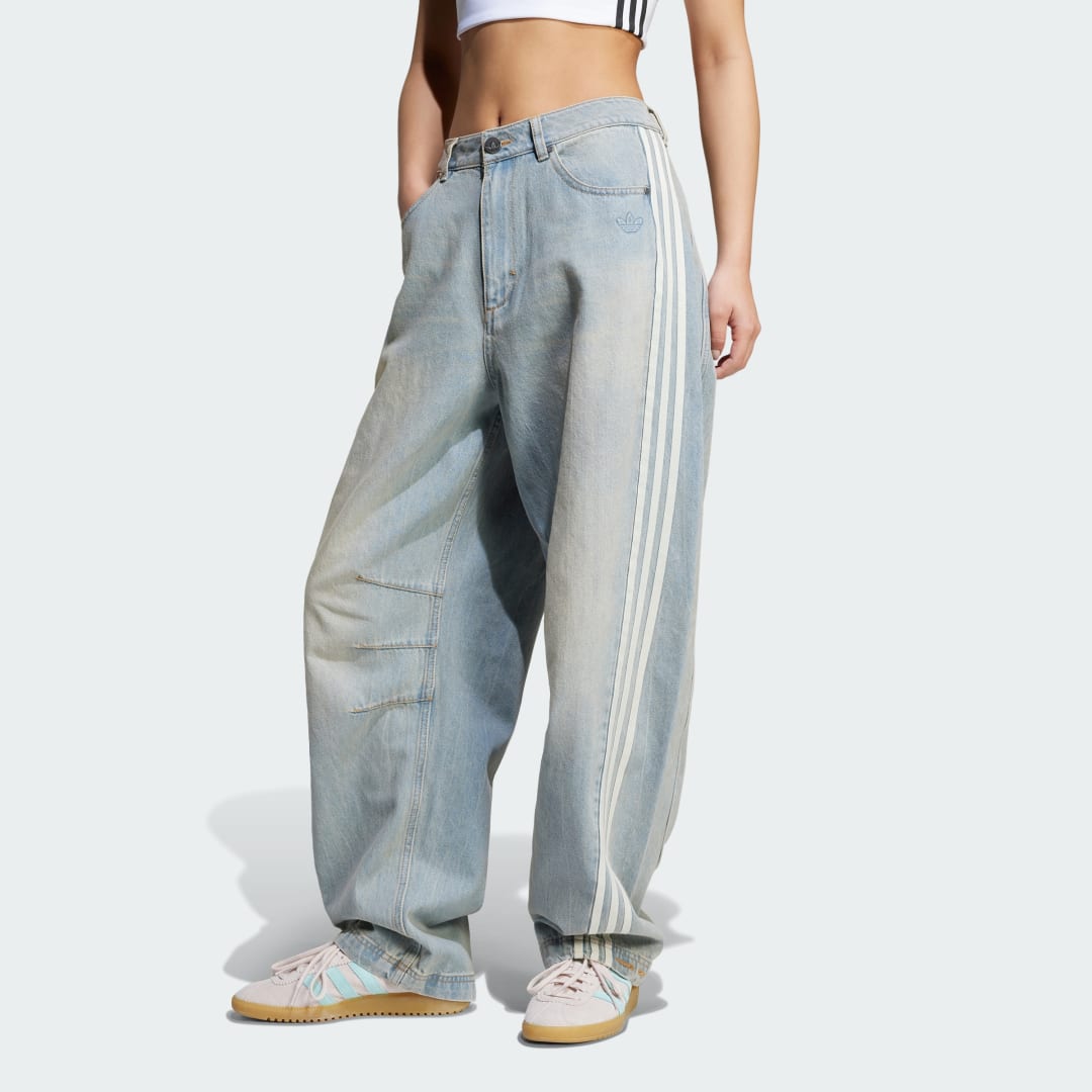 Detalle de Pantalón Adilenium Season 3 Banana Fitted Washed Denim de Adidas