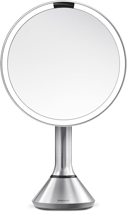 Detalle de simplehuman ST3052 lusterko kosmetyczne 5x z czujnikiem i regulacją światła