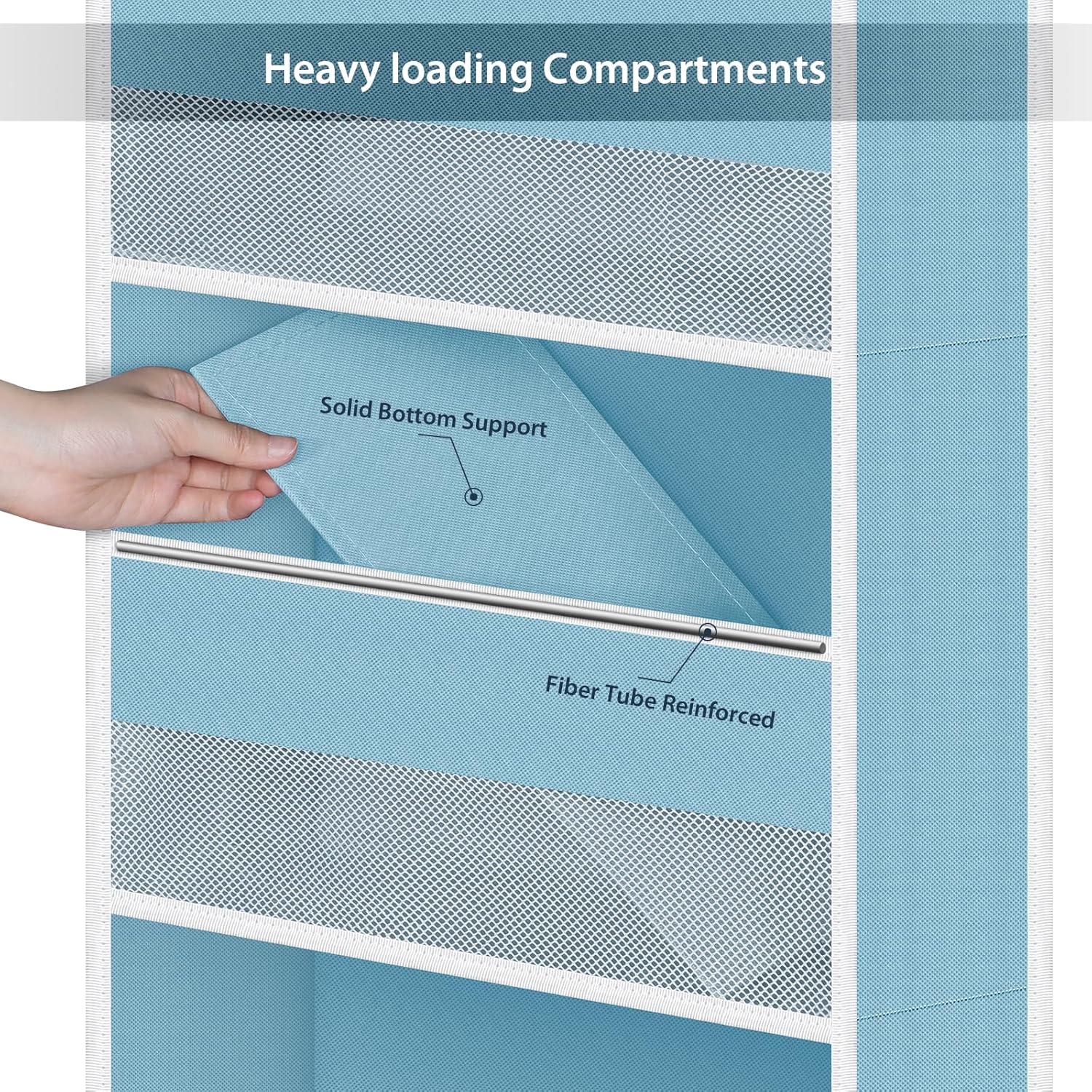 Thumbnail 4 de Univivi 5-Shelf Over-Door Storage Organizer