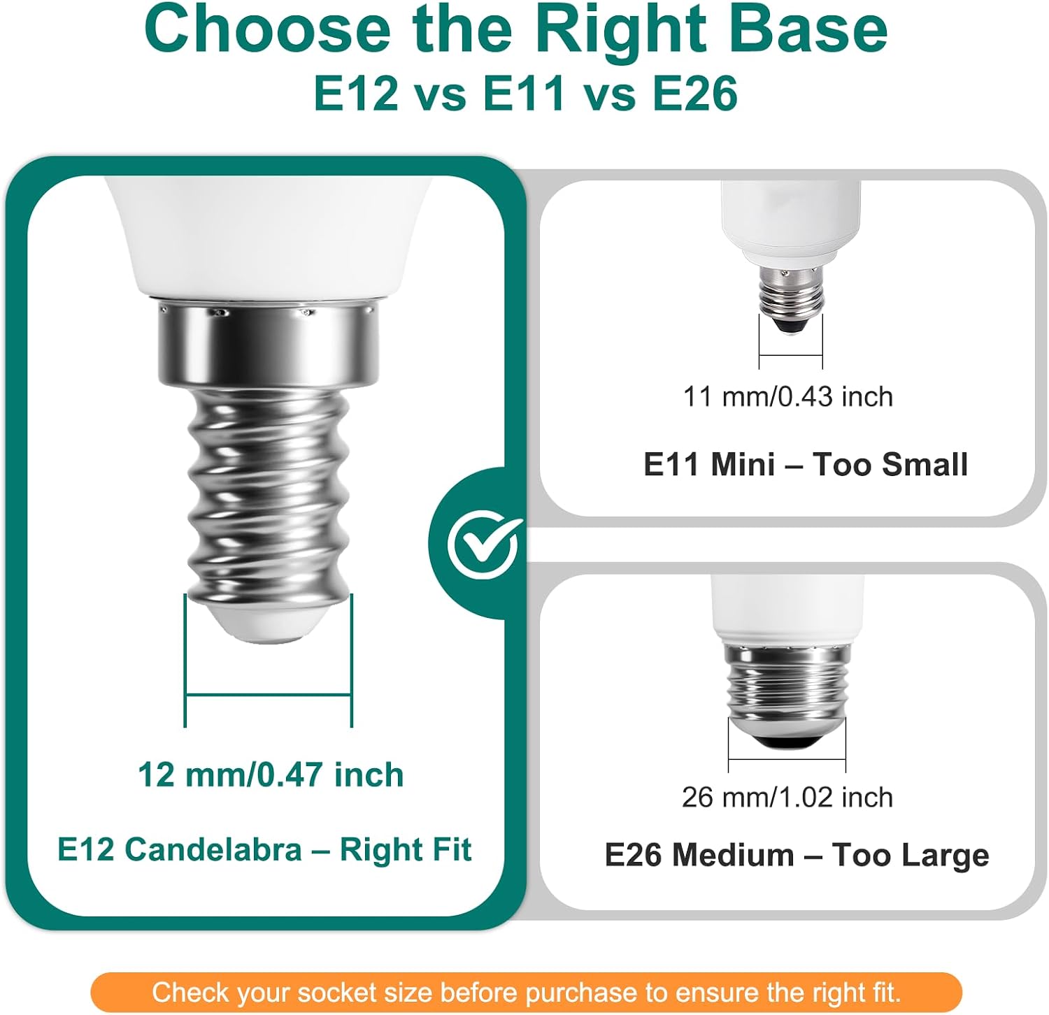 Detalle 2 de DiCUNO CA-FB-E12-P45-5W-NW-6P A15 E12 LED Bulbs, 4000K, 6-Pack