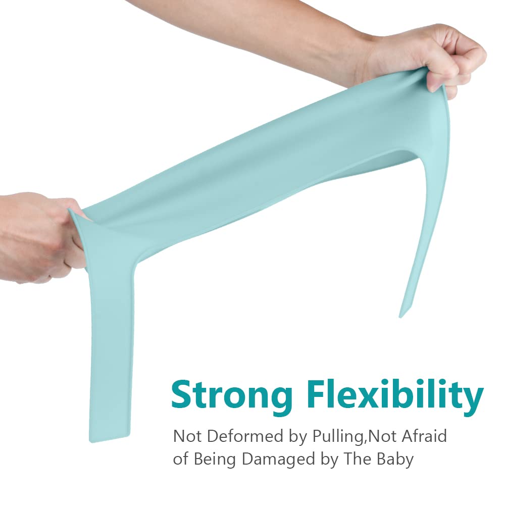 Thumbnail 3 de Vicloon Silikon Hochstuhl Matte für Babys und Kinder – BPA-frei, flexibel, faltbar, blau