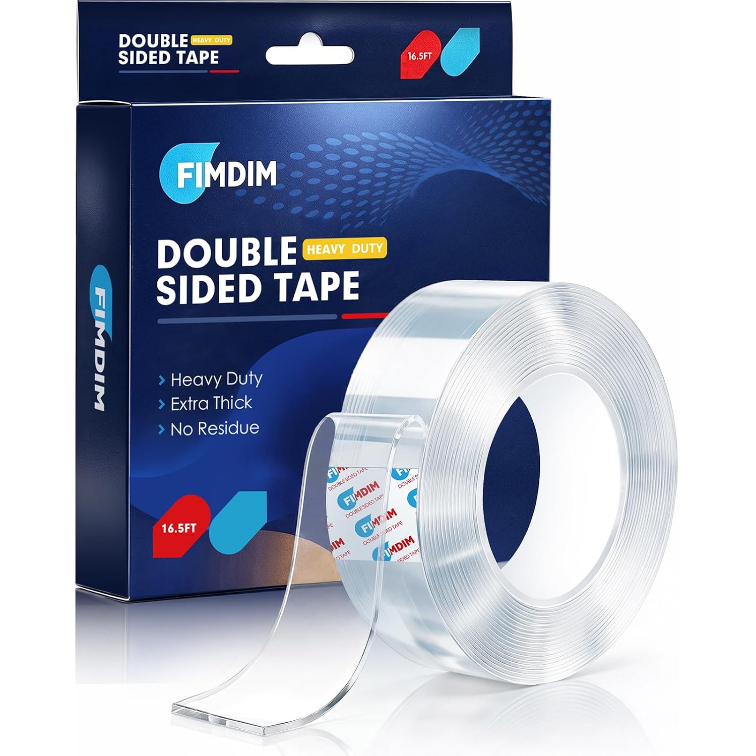 Detalle de FIMDIM Double-Sided Tape 16.5FT