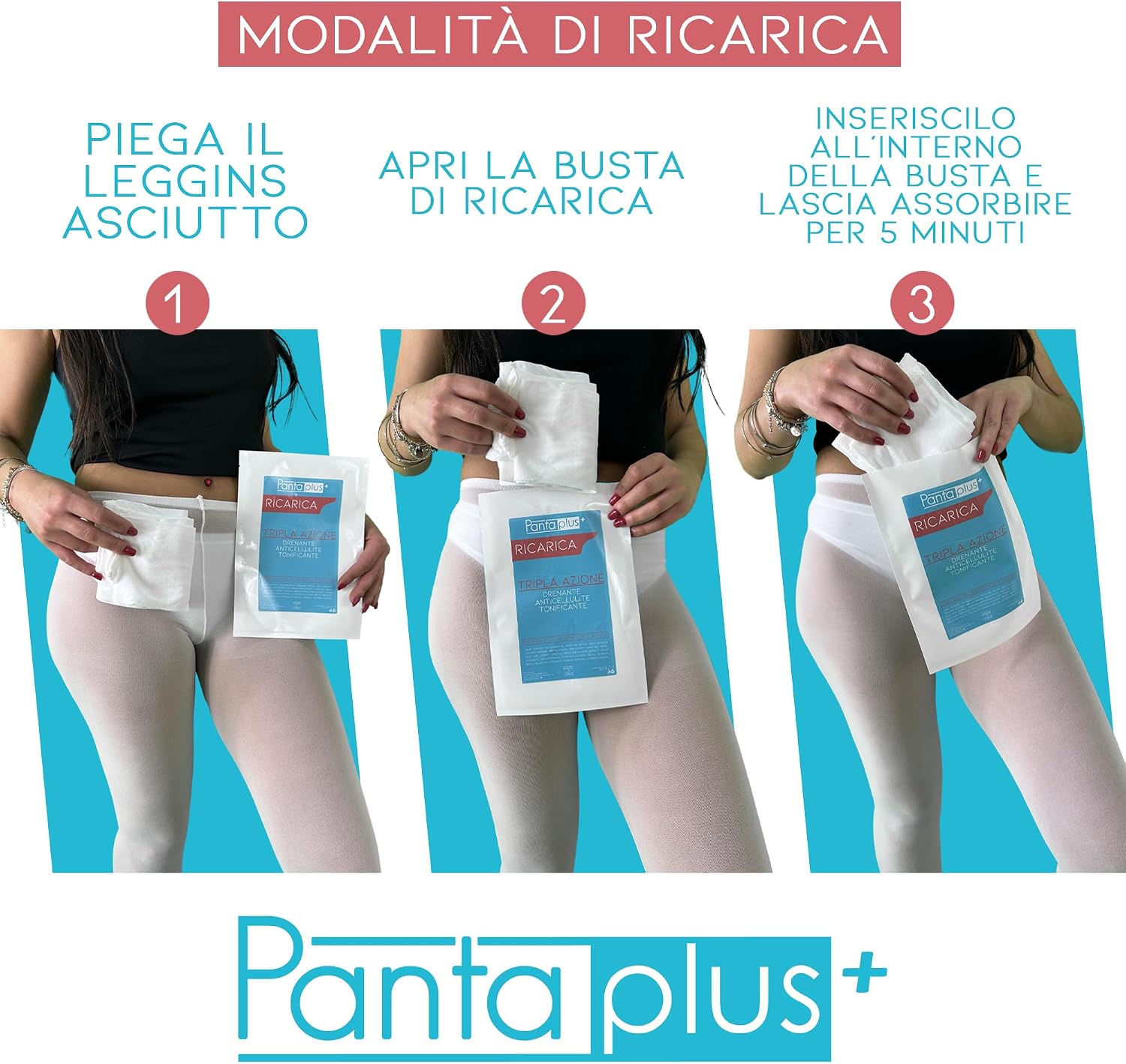 Thumbnail 5 de PANTAPLUS+ collant drenanti anticellulite taglia unica