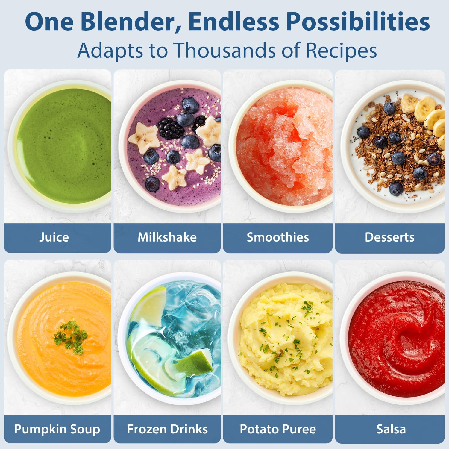 Detalle 1 de Aeitto countertop blender, 68-ounce capacity
