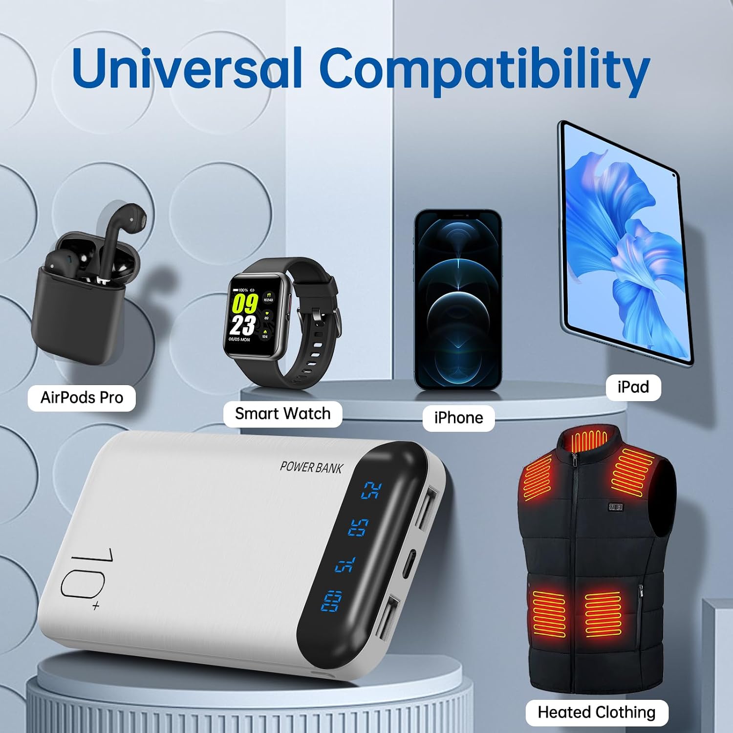 Thumbnail 5 de Portable Charger 10000mAh Slim power bank