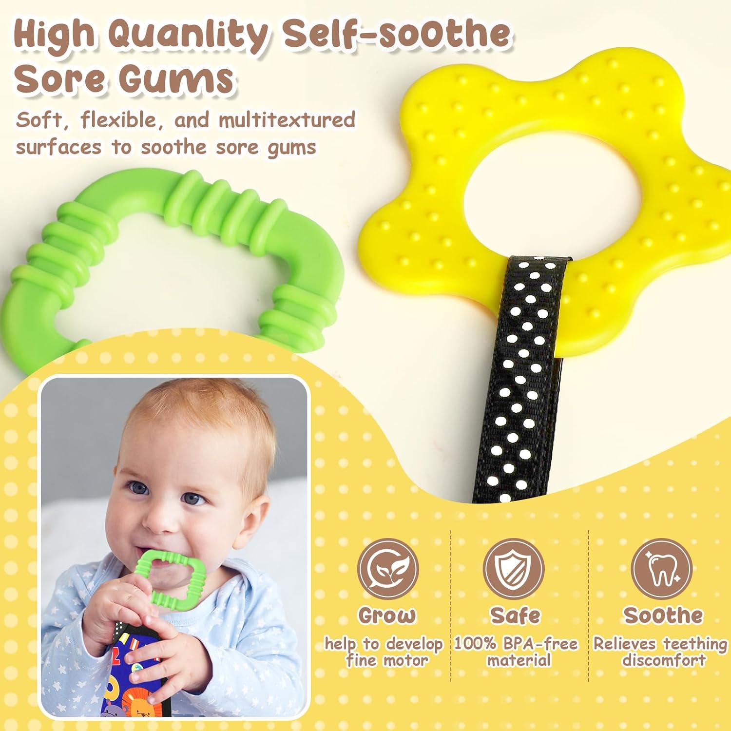 Thumbnail 4 de URMYWO Tummy Time High Contrast Mirror 0-12 Months