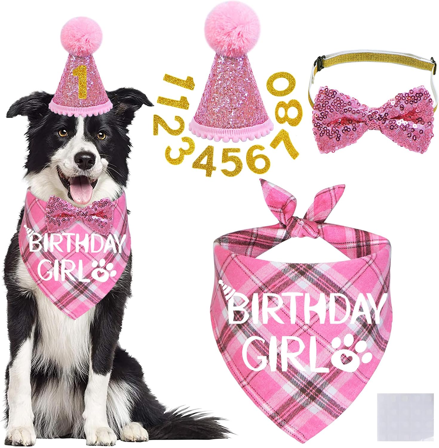 Detalle de STMK Dog Birthday Outfit Set, Large