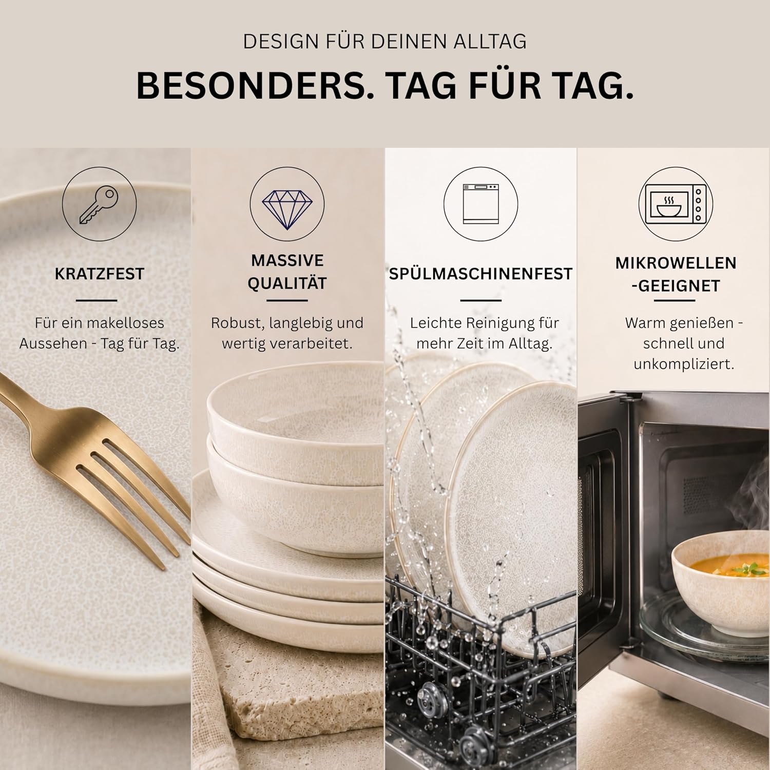 Thumbnail 2 de SÄNGER Korfu Geschirrset 12-teilig