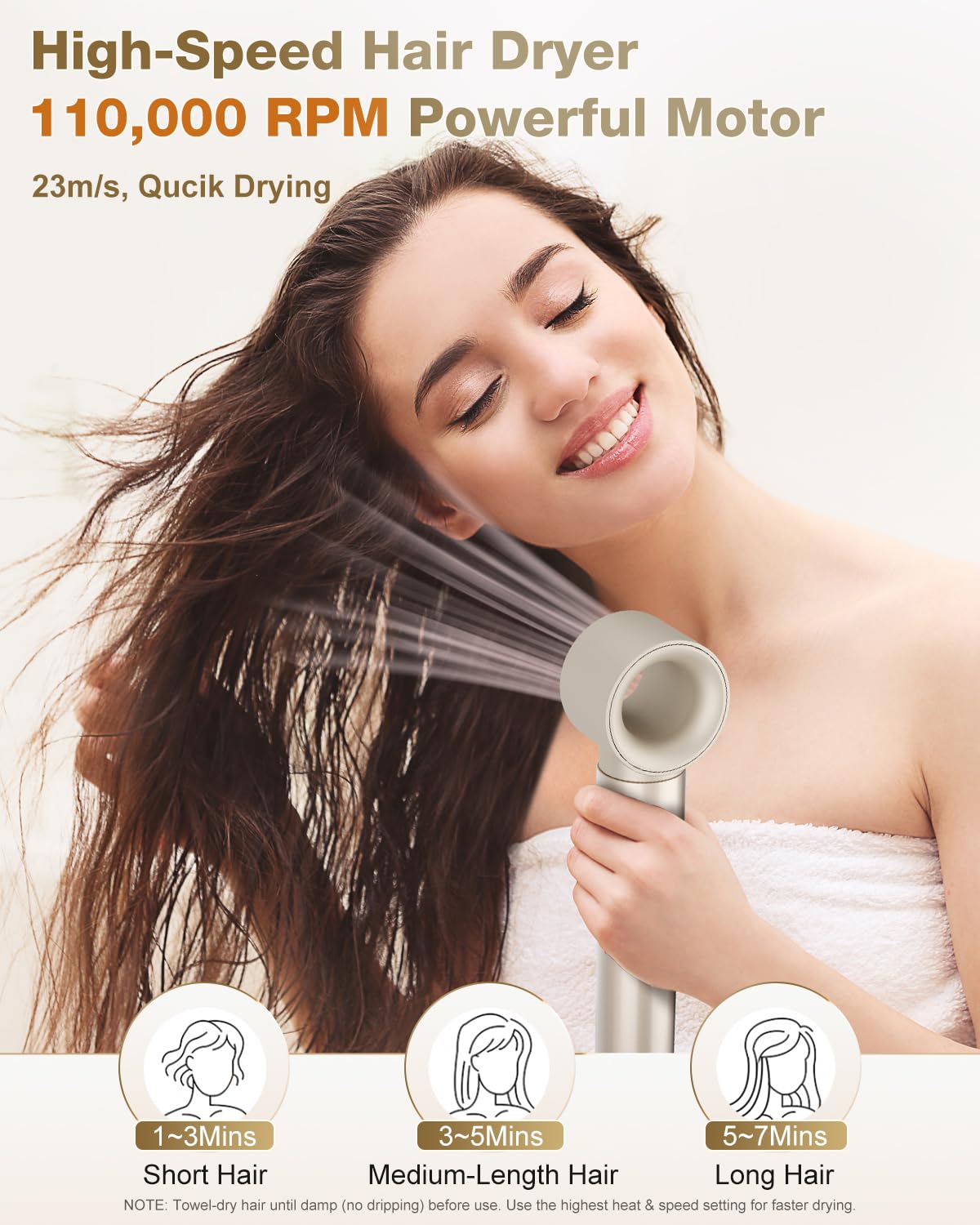 Thumbnail 2 de 7MAGIC 6-in-1 Hair Styler Brush 110,000 RPM 💇♀