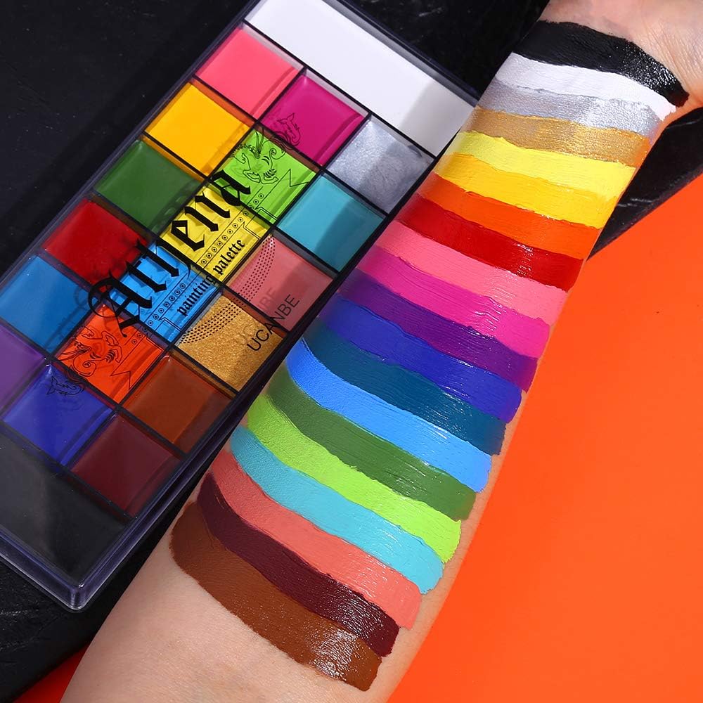 Detalle de UCANBE Athena Oil Face & Body Palette 20 Colors ๐จ