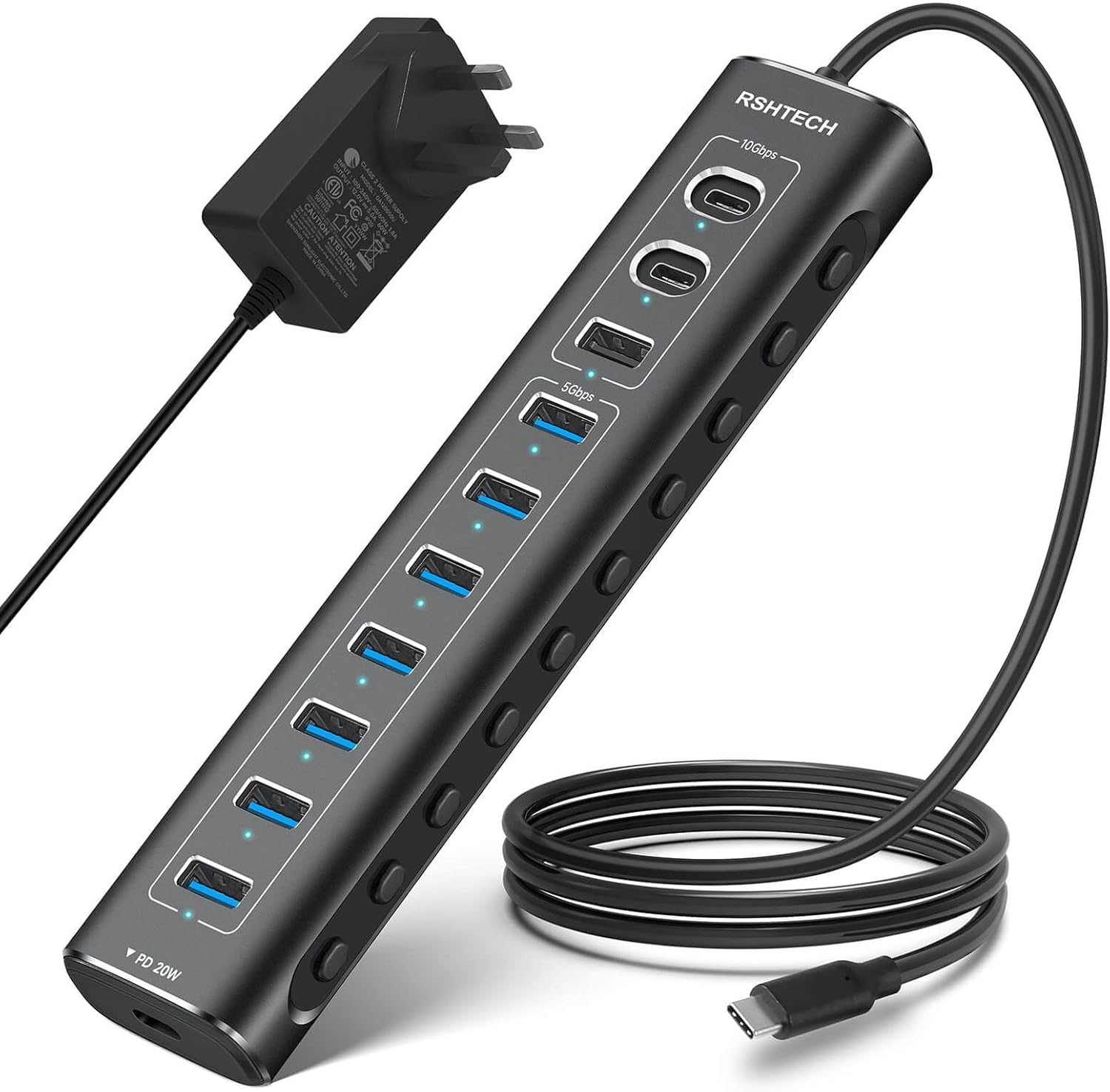 Thumbnail 6 de RSHTECH 36W Powered USB-C Hub 10Gbps