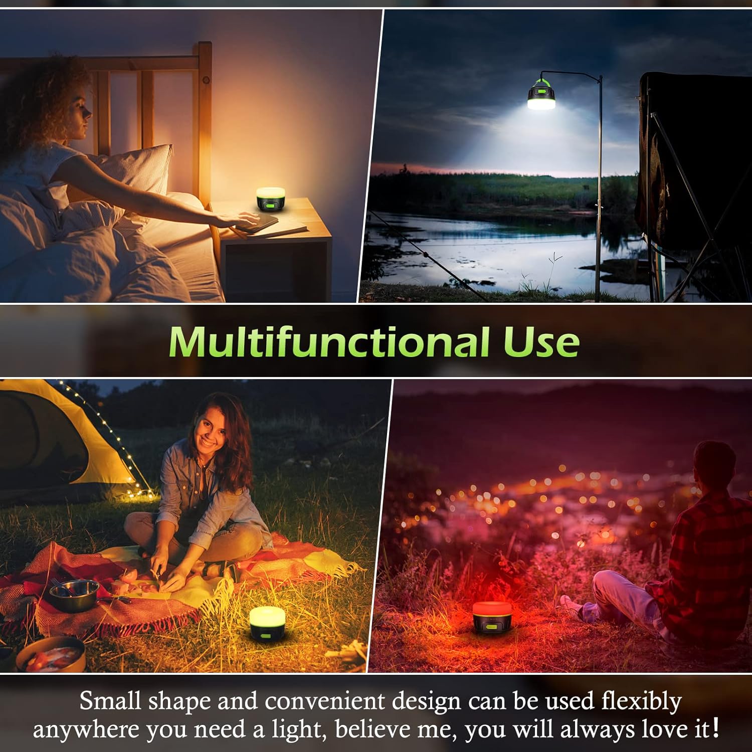 Thumbnail 6 de Lanktoo Rechargeable Camping Lantern with Remote Control