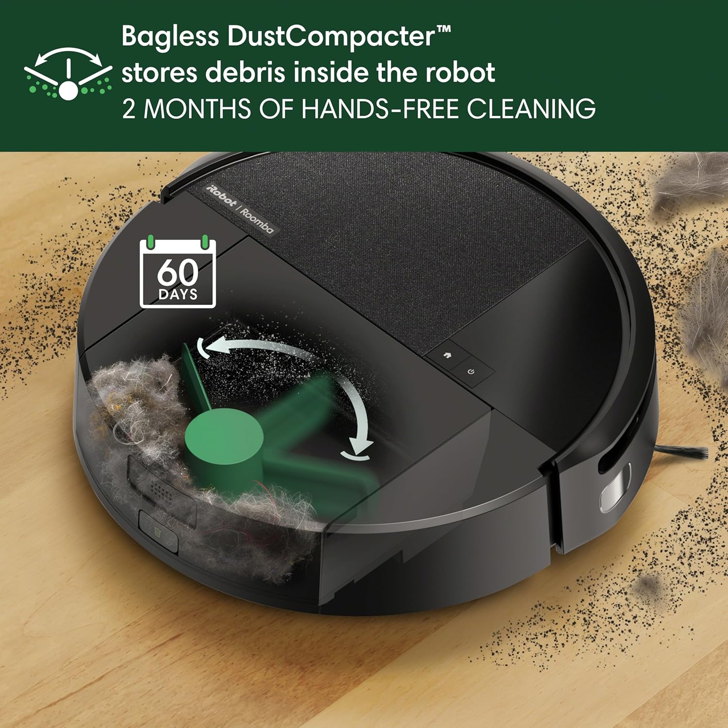 Thumbnail 2 de iRobot Roomba® 205 DustCompactor Combo (Vac + Mop) robot vacuum and mop with LiDAR